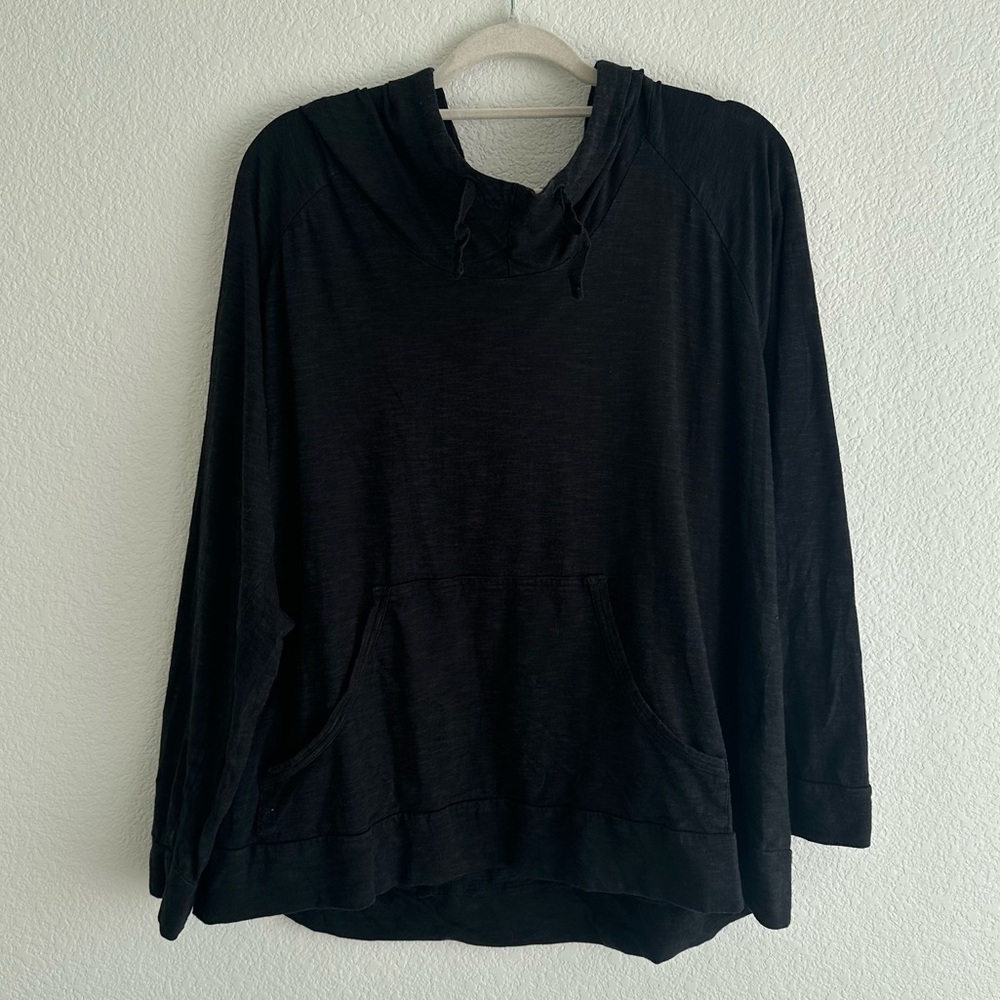 Womens Columbia Black Hooded Sweatshirt Casual Size XXL